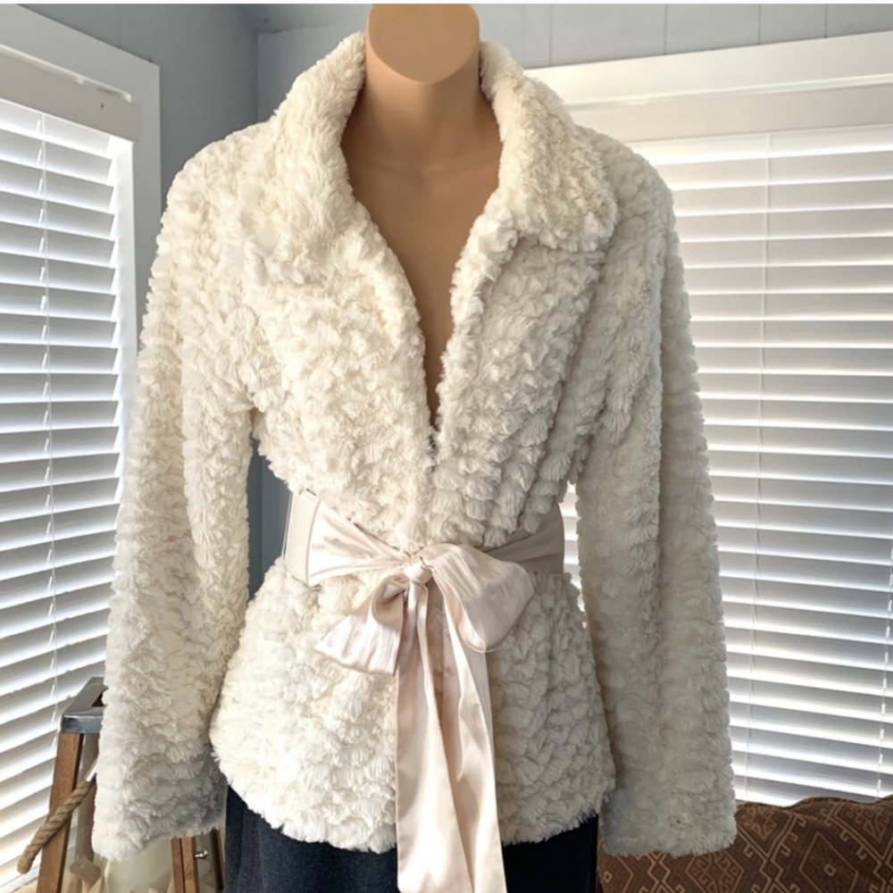 Soft faux fur jacket
